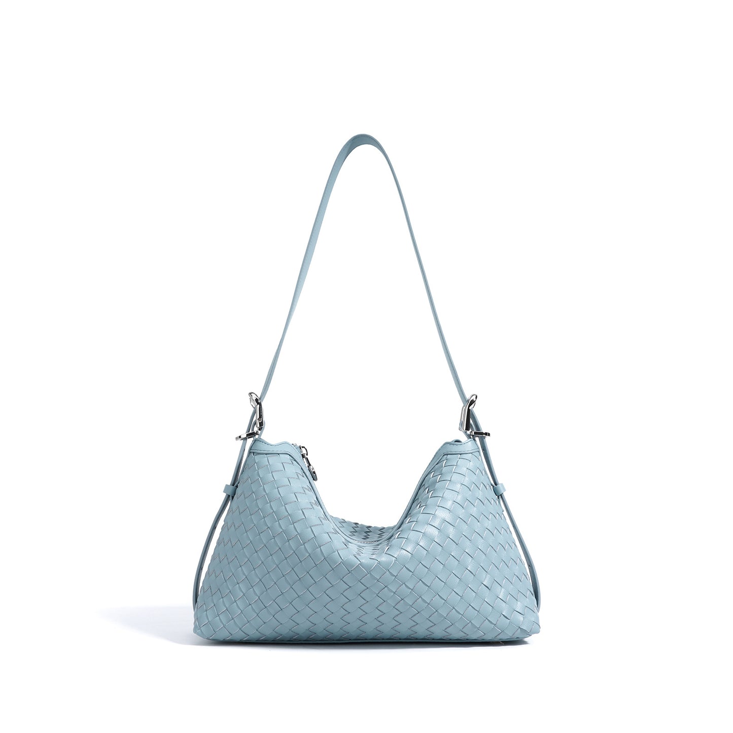 Stylish Lightweight Genuine Leather Underarm Hand-woven Crossbody Bags