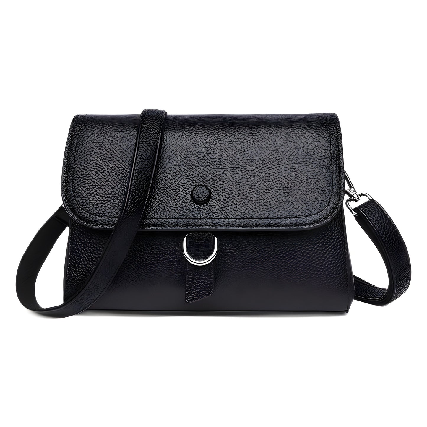 Women's Fashionable Solid Color Genuine Leather Texture Crossbody Bags