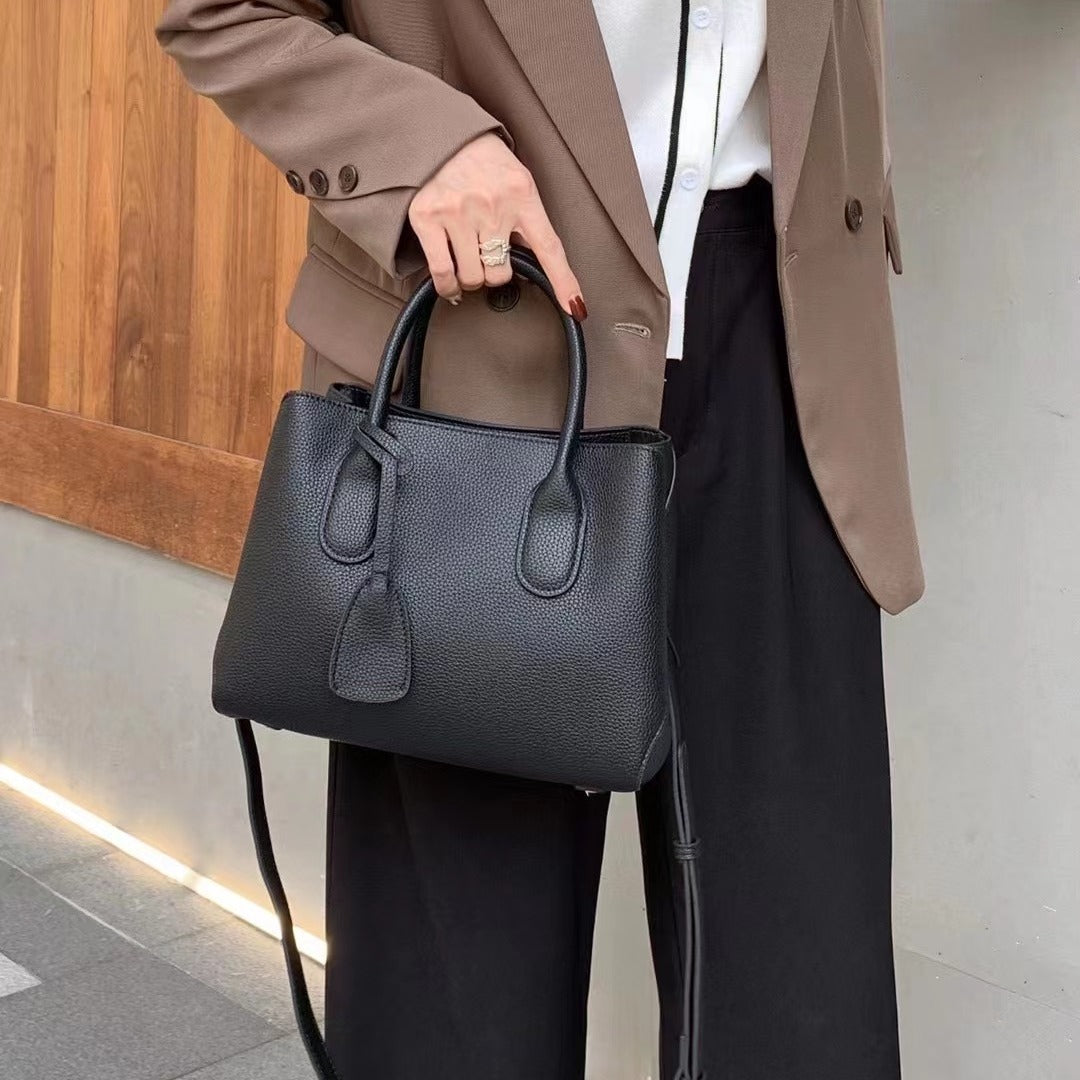 Women's Leather Versatile Cowhide Fashion Trendy Simple Handbags