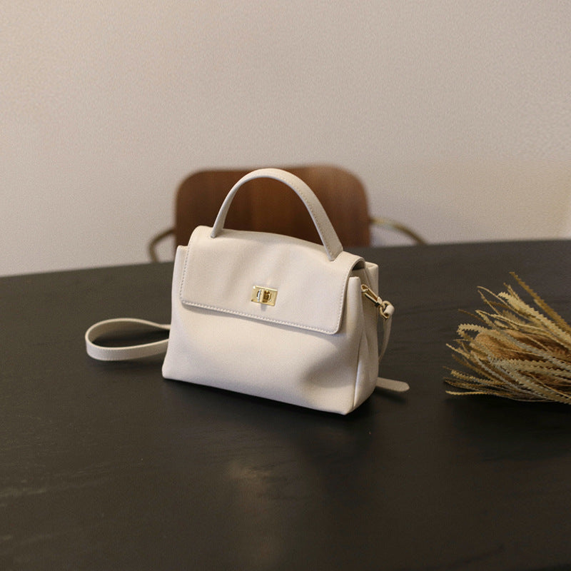 Women's First Layer Cowhide Soft Leather Versatile Shoulder Bags