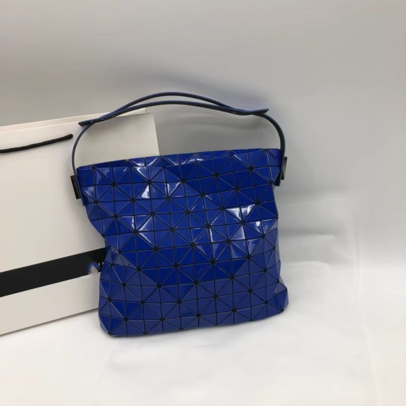 Women's Original Single Geometric Rhombus Baguette Portable Shoulder Bags