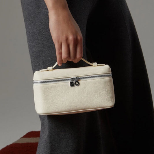 Unique Lunch Box Fashion Cattlehide Leather Crossbody Bags