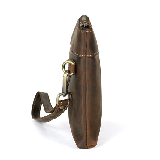 Men's Leather Clutch Large Capacity Long Retro Men's Handbags