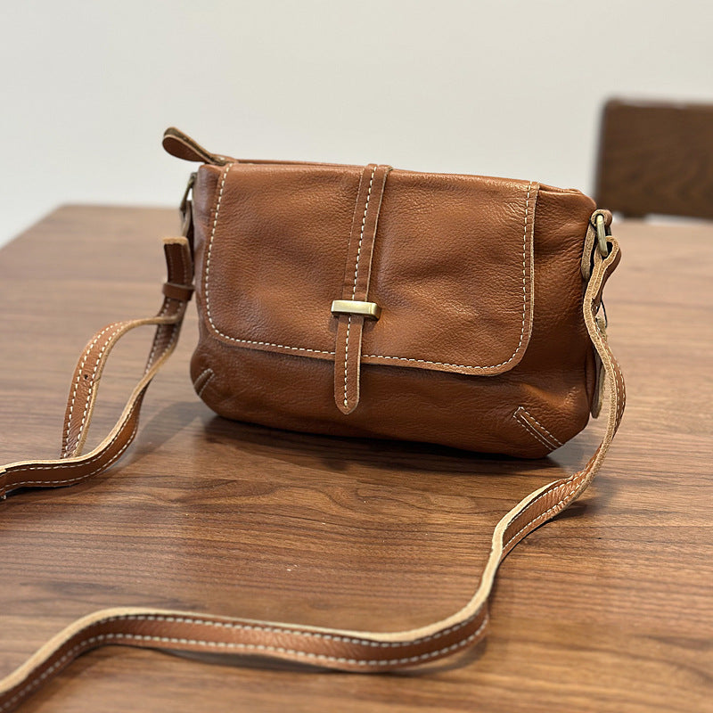 Women's Commuter First Layer Cowhide Daily Crossbody Bags