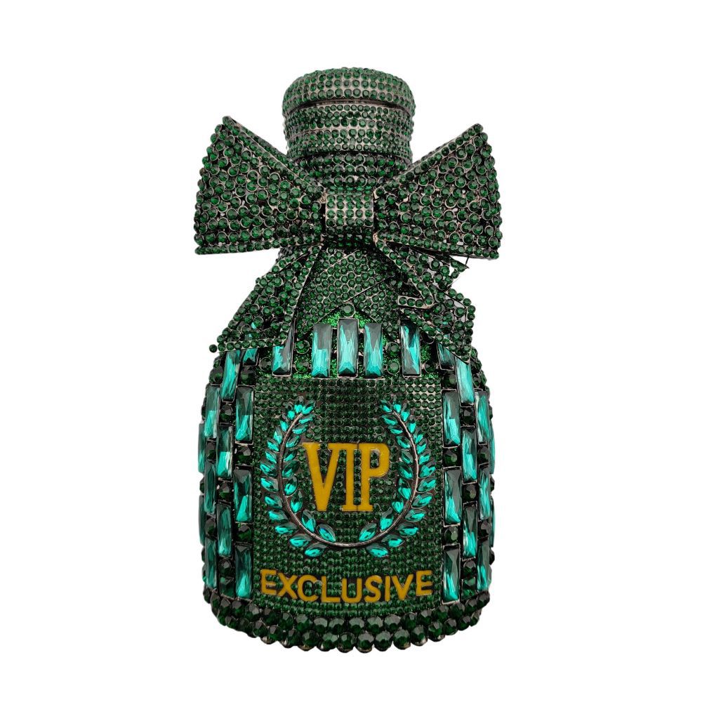 Women's Champagne Bottle Diamond Luxury Crystal Hand Bags