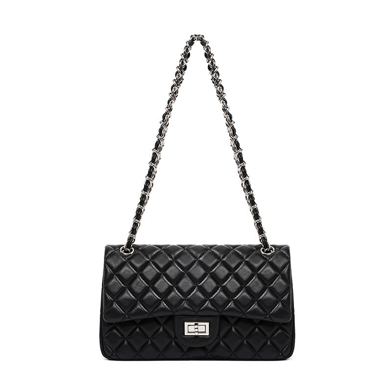 Man Genuine Leather Classic Style High-grade Niche Shoulder Bags