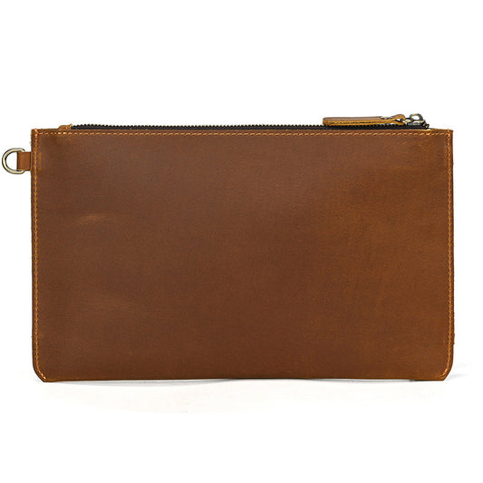 Men's Genuine Leather Strap Hand Large Capacity Men's Handbags