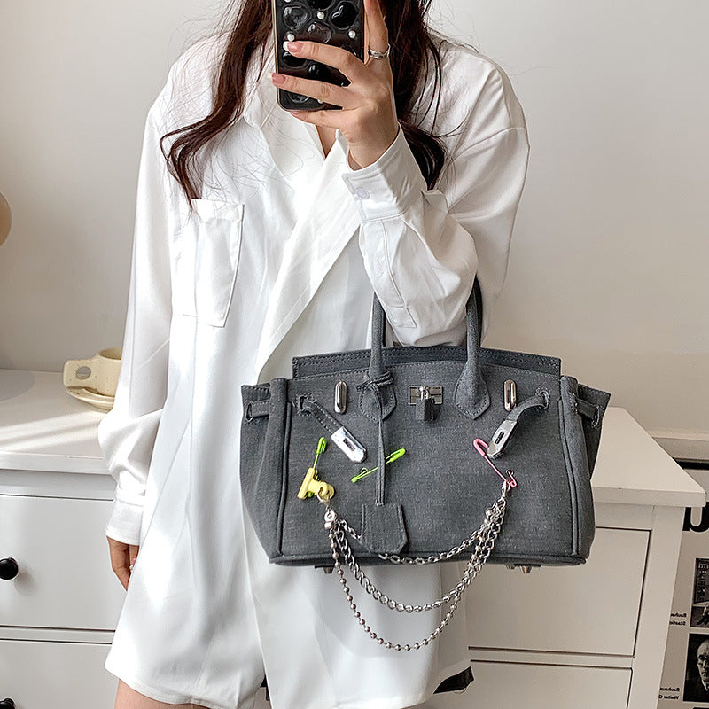 Stitching Platinum Kelly Summer Large Capacity Bags