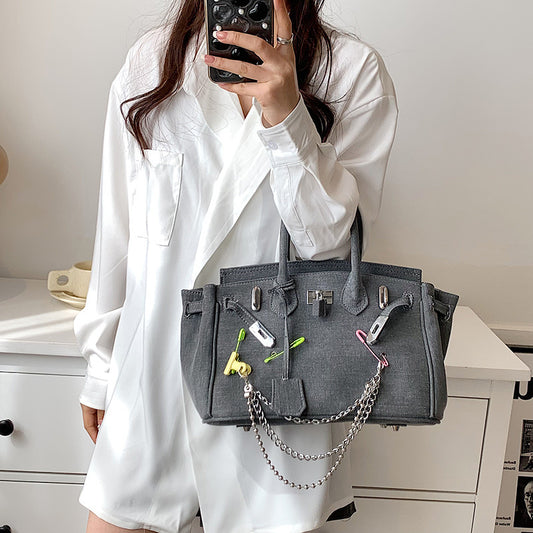 Stitching Platinum Kelly Summer Large Capacity Bags