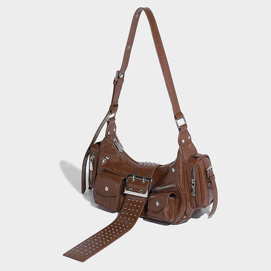 Niche Punk Hot Rivets Trendy Underarm Armpit Bags