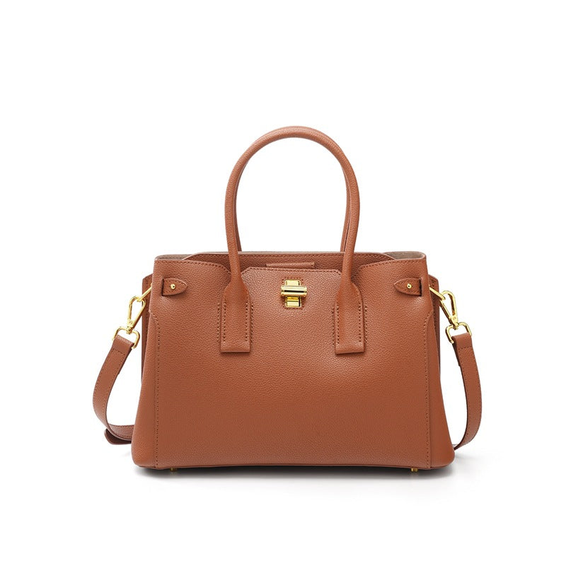 Women's Cowhide High-grade Genuine Leather Large Capacity Handbags