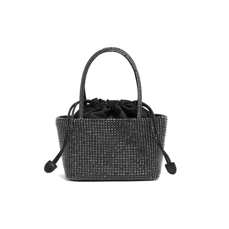 Women's King Rhinestone Summer Diamond Drawstring Vegetable Evening Bags