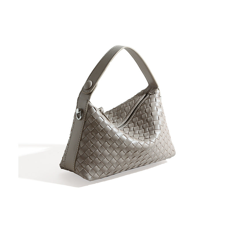 Women's Genuine Leather Dumpling Portable First Layer Handbags