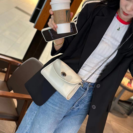 Women's Elegant High-grade Chain Genuine Leather Lightweight Shoulder Bags