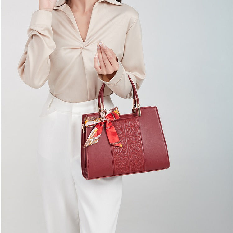 Women's Retro Large Capacity Mom Gift Premium Handbags