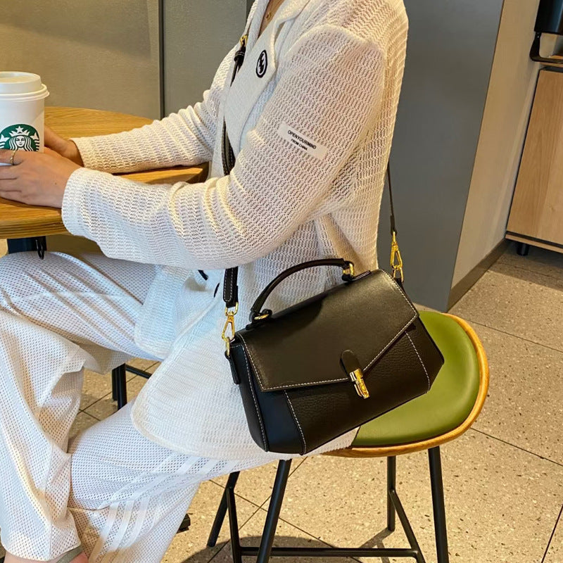Women's Fashion Commuter Versatile Top Layer Cowhide Shoulder Bags