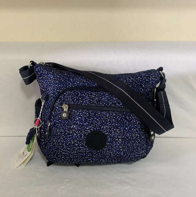 Spring Monkey Mesh Purple Series Nylon Crossbody Bags