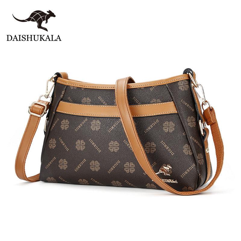 Women's Fashion Soft Leather Textured Large Capacity Crossbody Bags