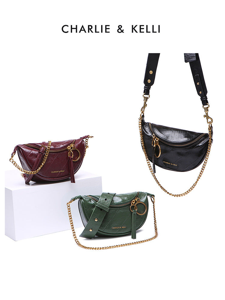 Women's Pleated Versatile Limited Fashionable Stylish Crossbody Bags