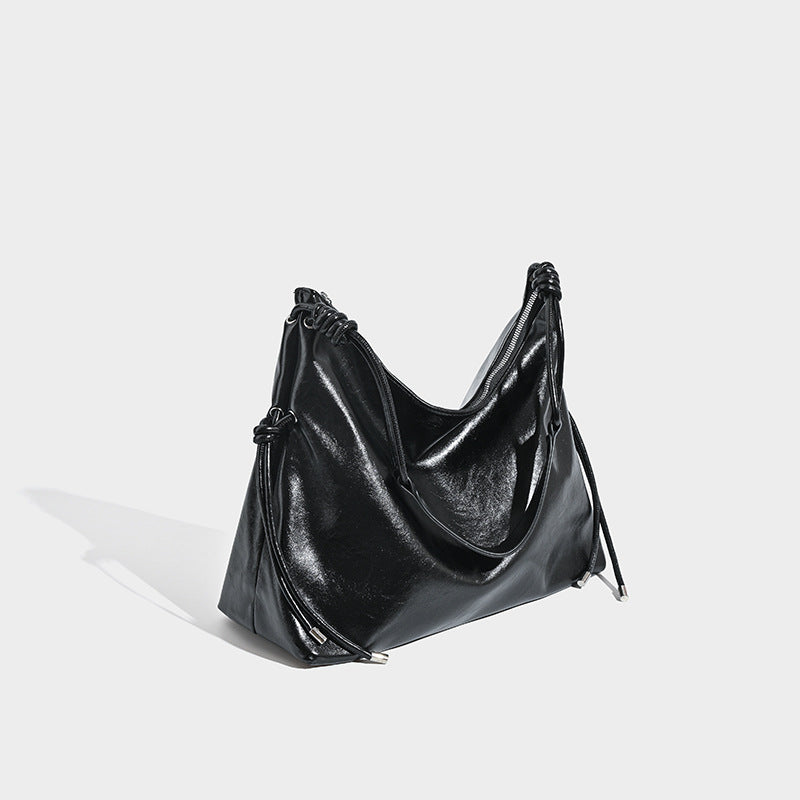 Leather Fashion Commuter Underarm Large Capacity Crossbody Bags