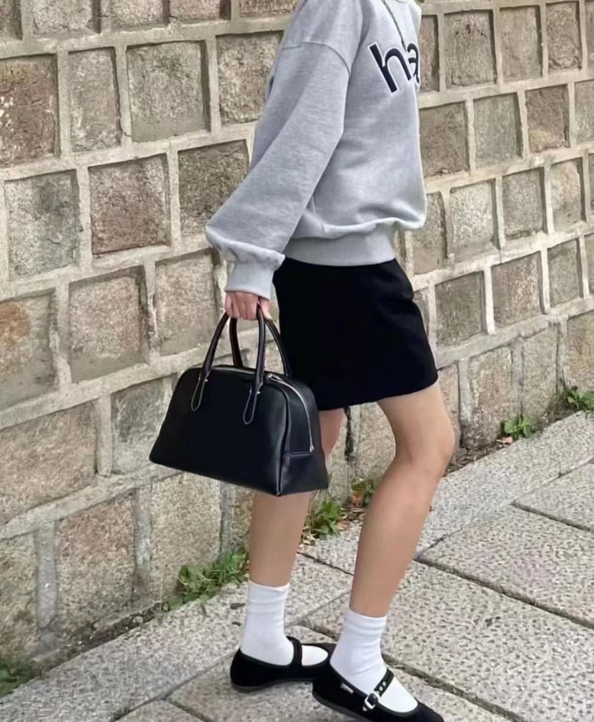 Trendy Glamorous Niche Boston Cowhide Suede Handbags