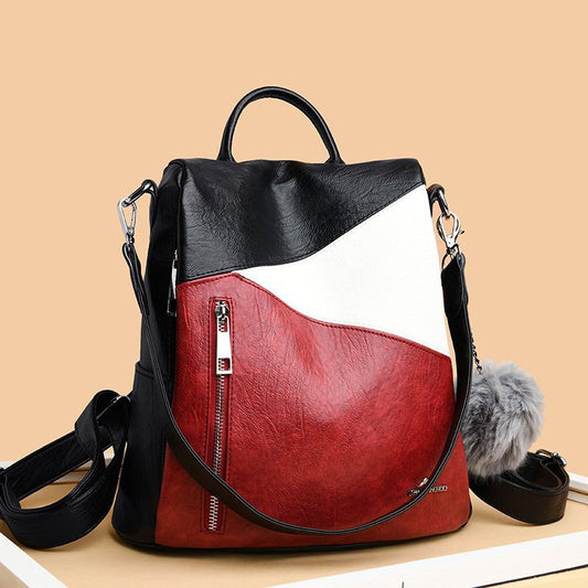 Trendy Women's Fashion Color Contrast Design Shoulder Bags