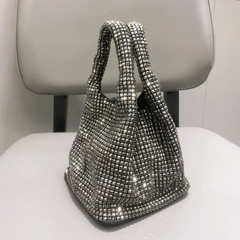 Women's Versatile Rhinestone Portable Chain Hand Shoulder Bags