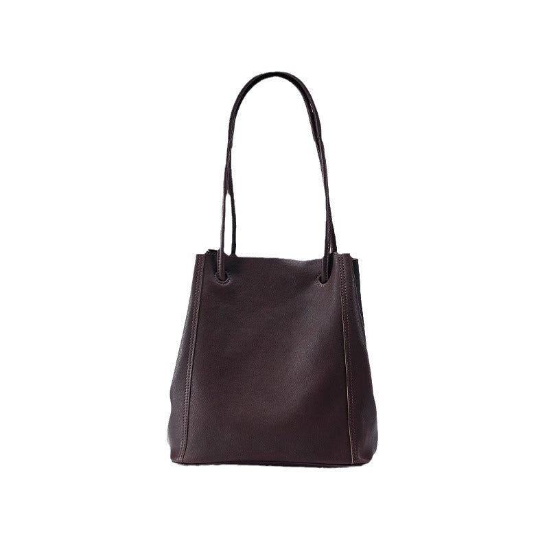 Leather Niche Retro Commuter Large Capacity Armpit Bags