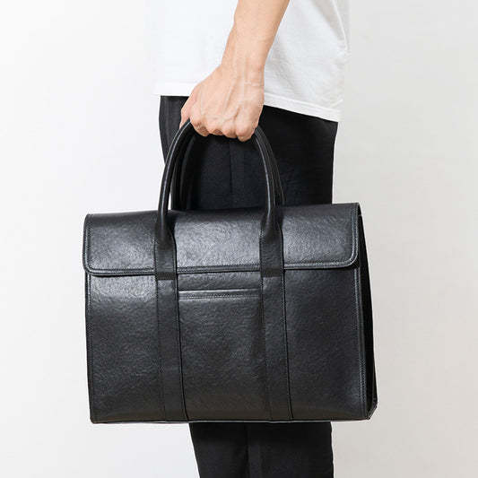 Men's Leather Business Fashion Computer Large Capacity Men's Handbags