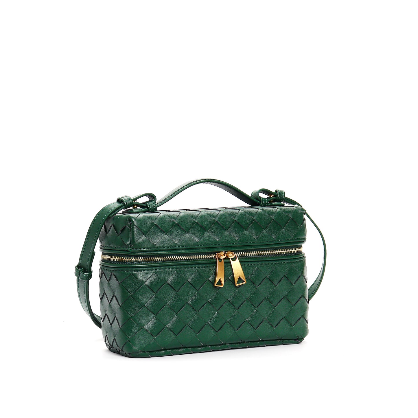 Classic Style Box Female Genuine Leather Portable Crossbody Bags
