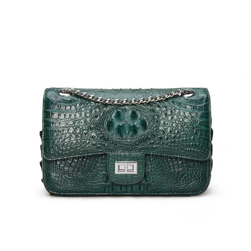 Women's Live Streaming Source Genuine Leather Crocodile Bags