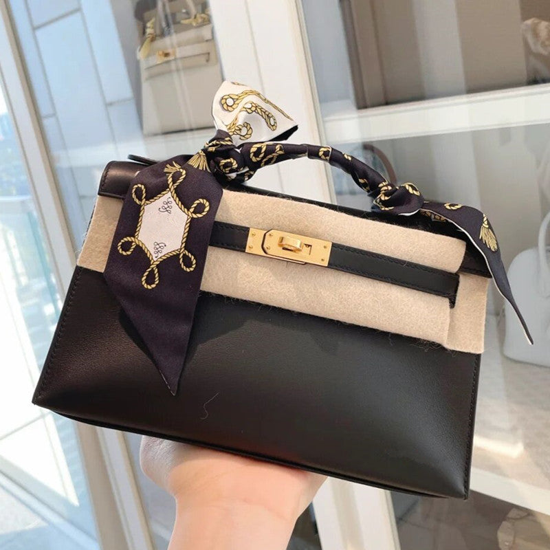 Women's Generation Kelly Bubble Green Genuine Leather Shoulder Bags