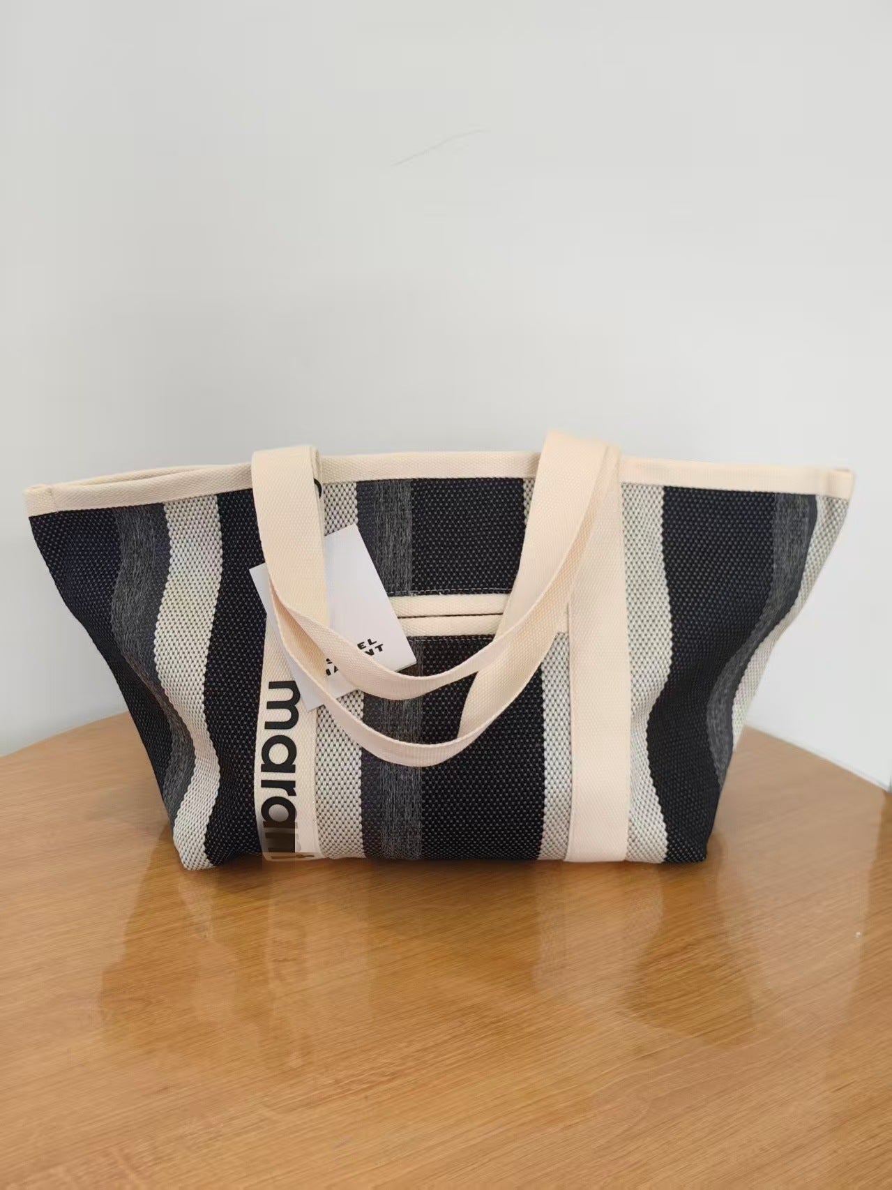 Creative Stylish Classic Woolen Woven Shopping Tote Bags