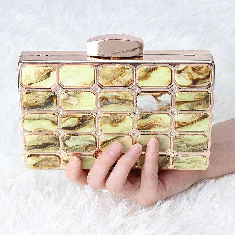Women's Korean Style Simple Acrylic Party Fashion Evening Bags