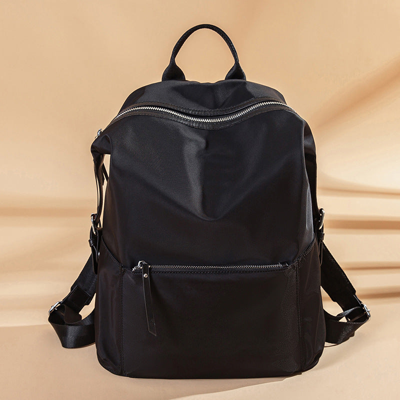 Cloth Simple Waterproof Large Capacity Solid Backpacks