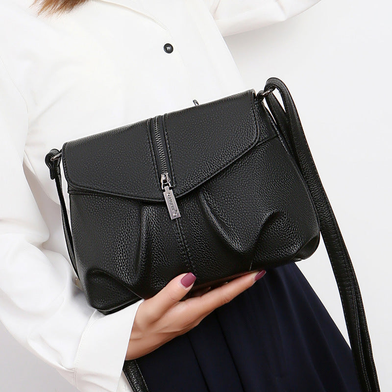 Women's Soft Leather Fashion Mom Simple Crossbody Bags