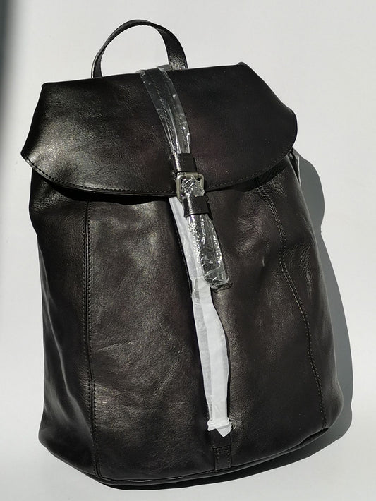 Women's & Men's & Genuine Leather Retro First Layer Backpacks