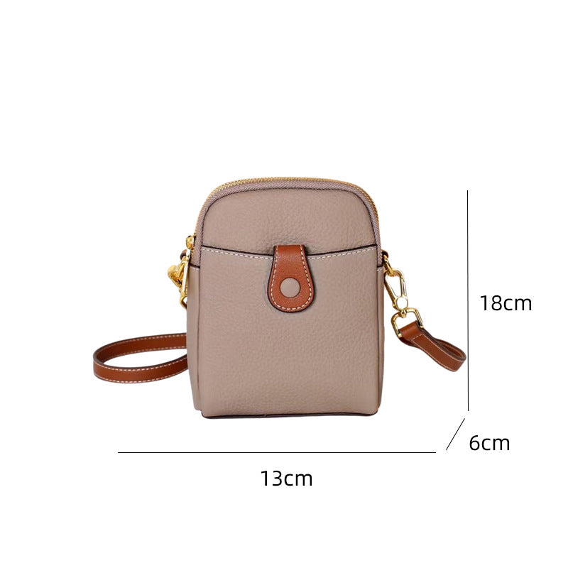 Women's Mini Genuine Leather Fashion First Layer Crossbody Bags