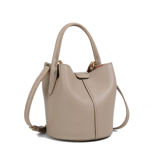Women's Lychee Pattern High-grade Vegetable Basket Mother High Quality Handbags