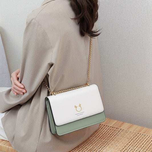 Women's Summer Genuine Leather Chain High-grade Fashion Crossbody Bags