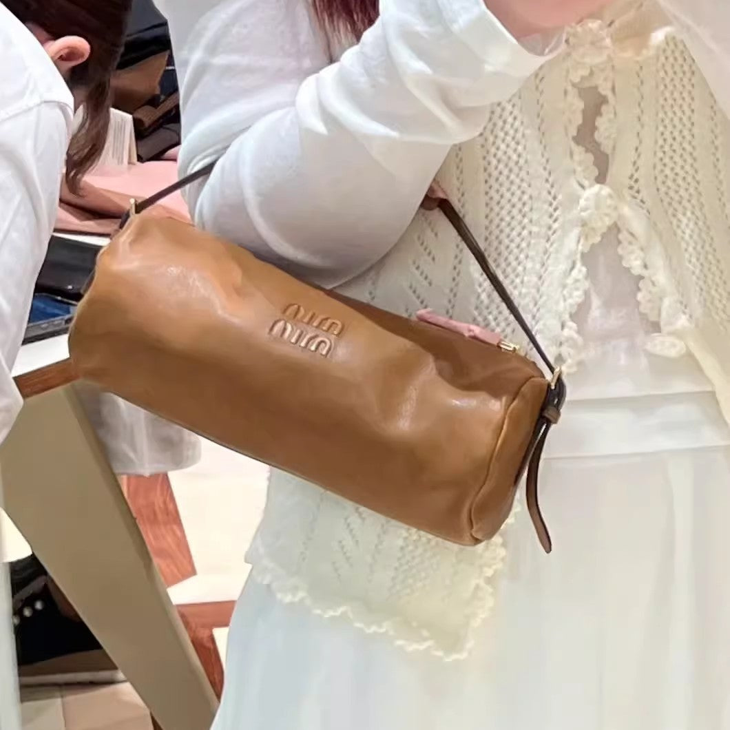 Women's Trendy Glamorous Commute Round Portable Shoulder Bags