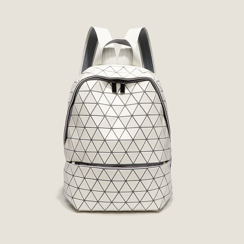 Autumn Design Geometric Rhombus Simple Large Backpacks