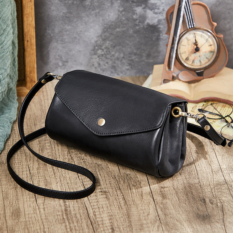 Women's Summer High-grade First Layer Cowhide Handmade Capacity Shoulder Bags