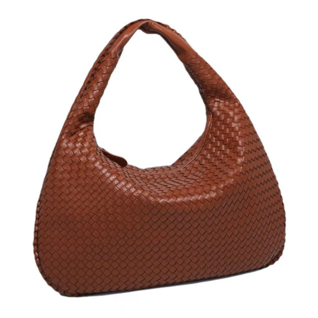 Women's Crescent Hand-woven Portable Dumpling Fashion Style Bags