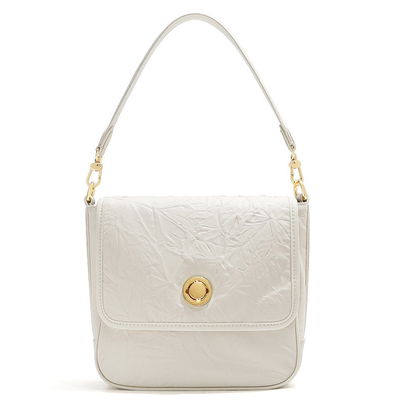 Women's Underarm Layer Cowhide Pattern Niche High-grade Shoulder Bags