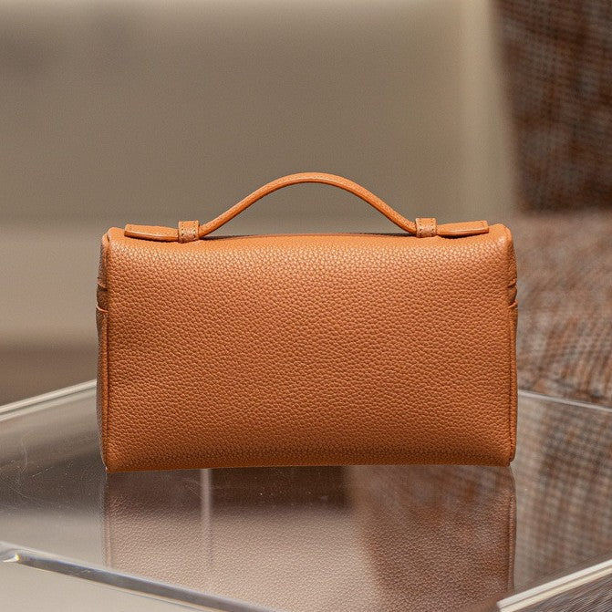 Women's Leather Pattern Lunch Box Mini Handbags