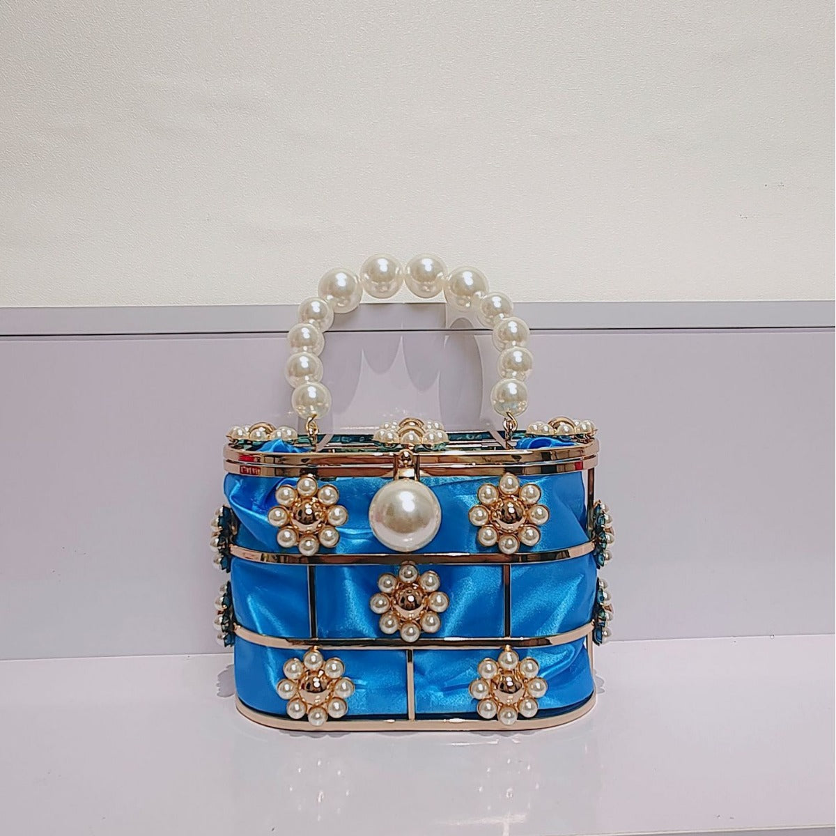 Women's French Niche Fashion Pearl Chain Summer Evening Bags
