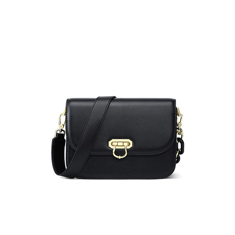 Women's Texture Cow Leather Genuine Retro Underarm Shoulder Bags
