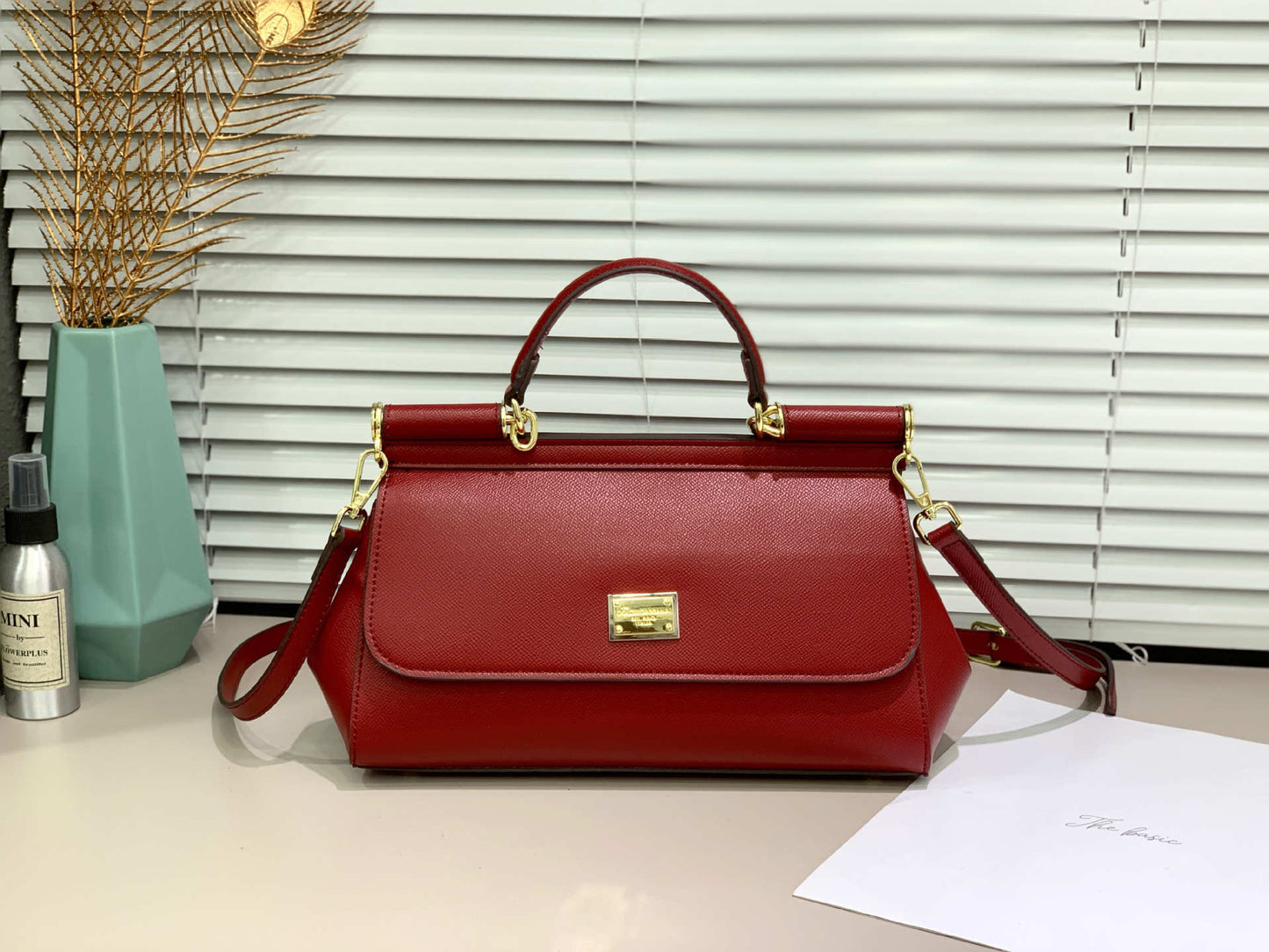 Large Baguette Sicilian Cowhide Flap Cow Handbags