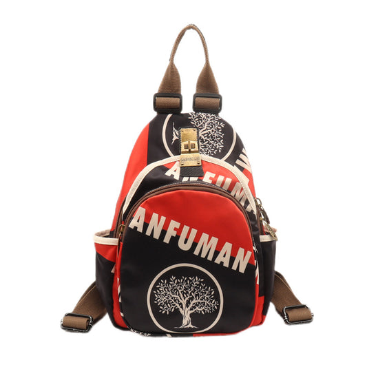 Women's Ethnic Style Oxford Cloth Large Capacity Backpacks